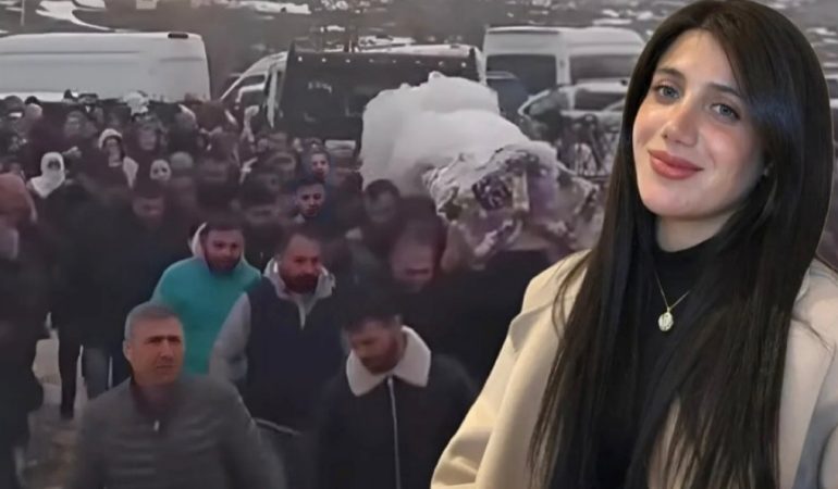 Mardin’de yaşamını yitiren genç kız, gelinlikle uğurlandı
