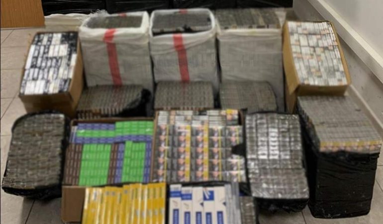 Mardin’de 40 bin 630 paket kaçak sigara ele geçirildi