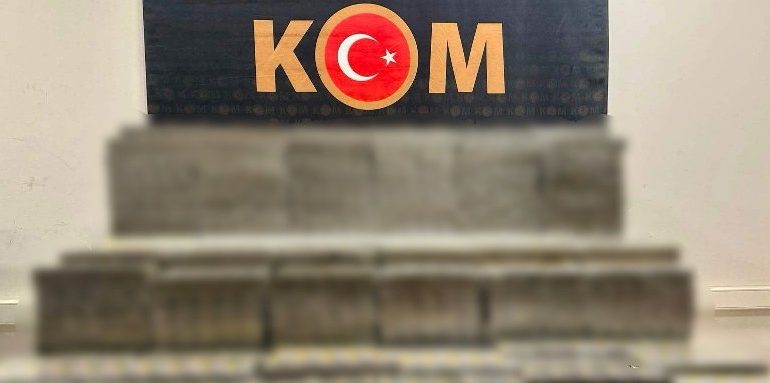 Mardin’de 14 bin paket kaçak sigara ele geçirildi